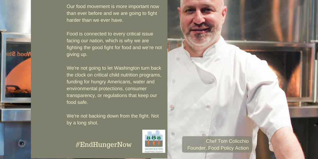 tom colicchio statement on food policy