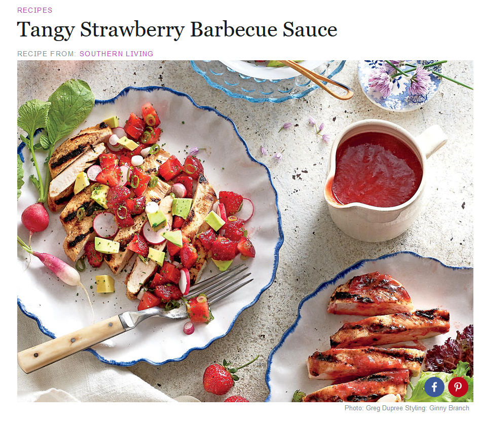 southern living tangy strawberry barbecue sauce